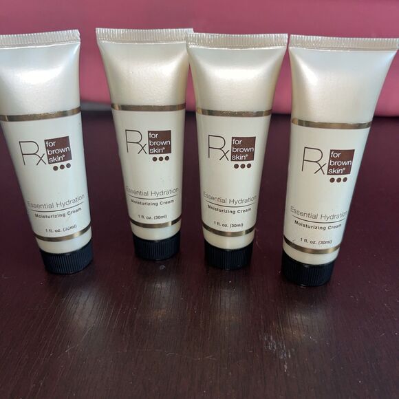 4 Rx For Brown Skin Essential Hydration Moisturizing Cream 1oz Each New Sealed - Picture 1 of 4